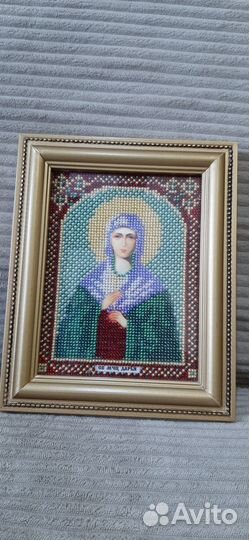 Иконы вышитые чешским бисером