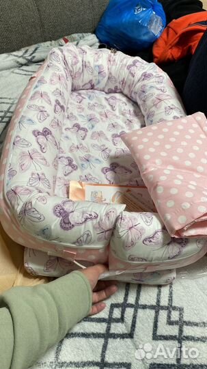 Кокон гнездышко для новорожденных б/у