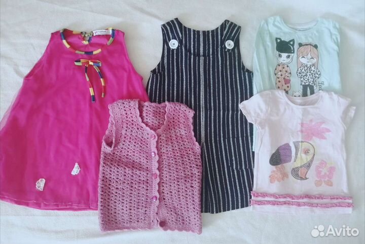 Вещи пакетом на девочку рост 110-122