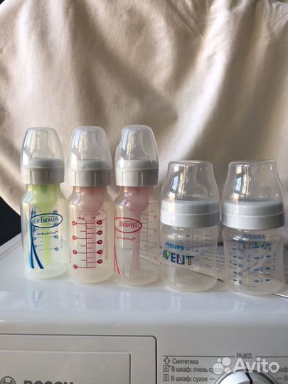 Бутылочки avent и dr.brown’s