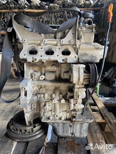 Двигатель 1.2 BZG Skoda Fabia 2 07-15г