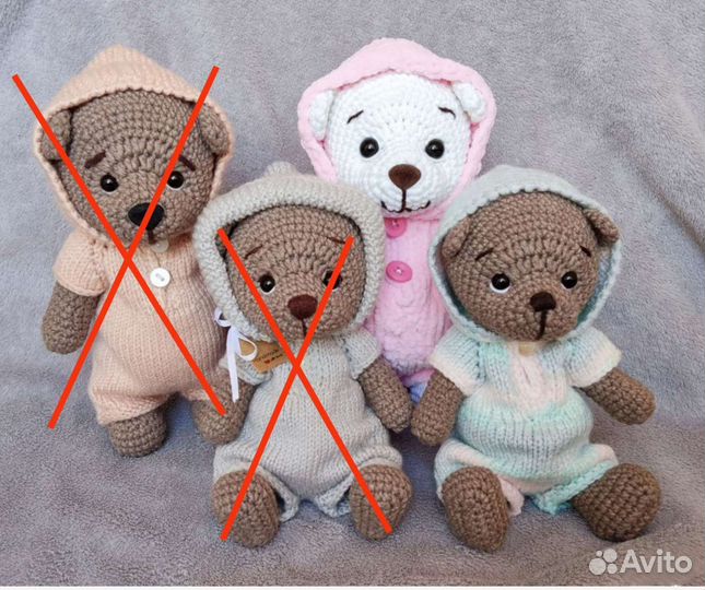 Игрушка мишка Тедди ручной работы