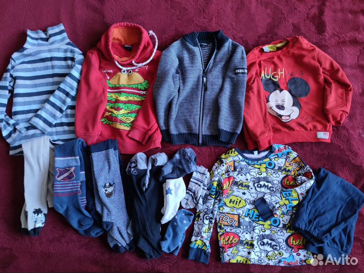 Вещи пакетом на мальчика 2-3 года