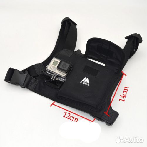 Крепления на грудь с кармашком для для GoPro