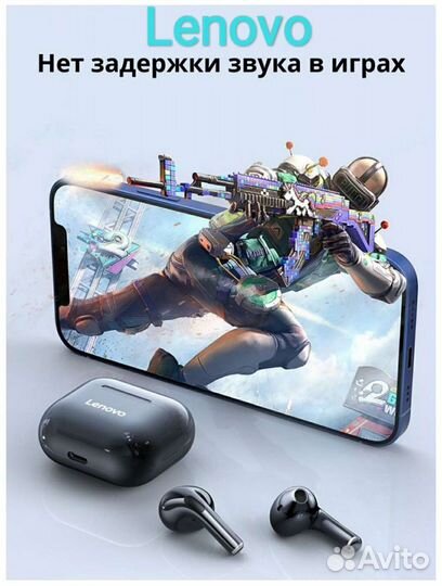 Беспроводные наушники Lenovo LivePods LP40 TWS