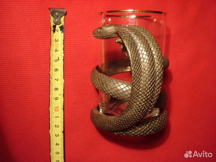Красивый Подстаканник Медицина Змей Кобра Италия
