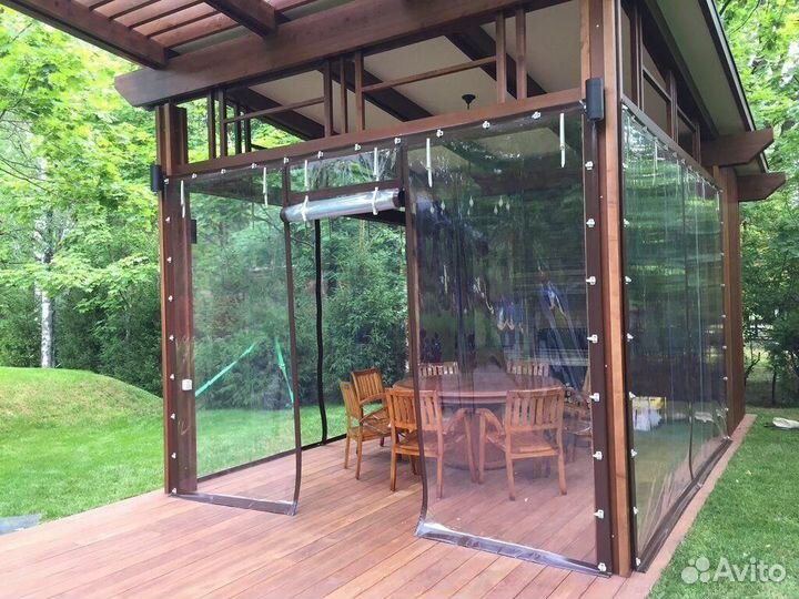 Мягкие окна для беседки, веранды, террасы