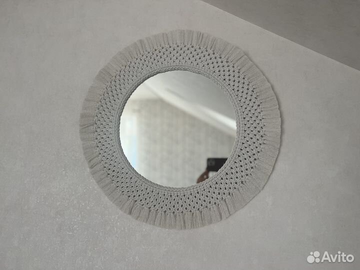 Макраме зеркало