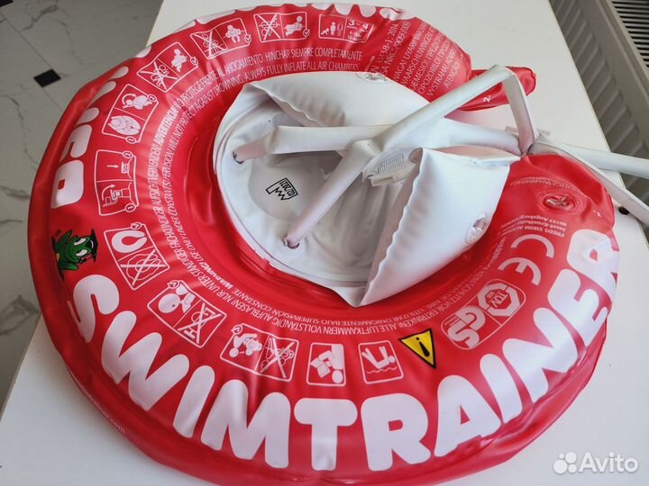 Надувной круг swimtrainer красный (3 мес -4 года)