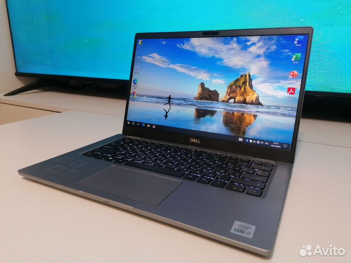 Мощный тонкий ультрабук Dell Core i7 16GB озу