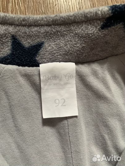 Флисовый комбинезон 86-92