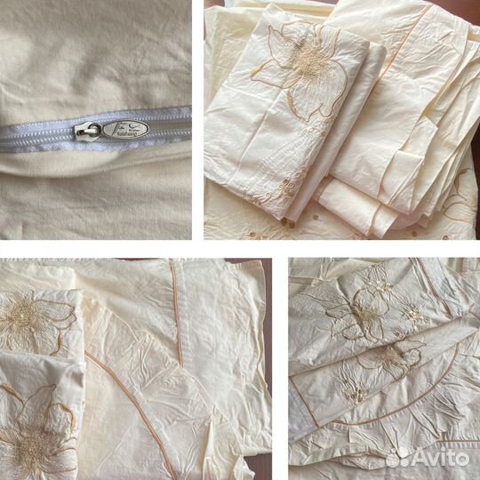 Постельное белье, наволочки, простыни, СССР, бу