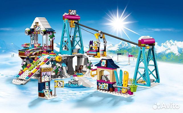 Конструктор Bela 10732 Горнолыжный курорт: Подъемн