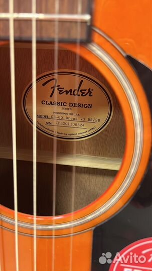 Акустические гитары Fender CD60 в ассортименте