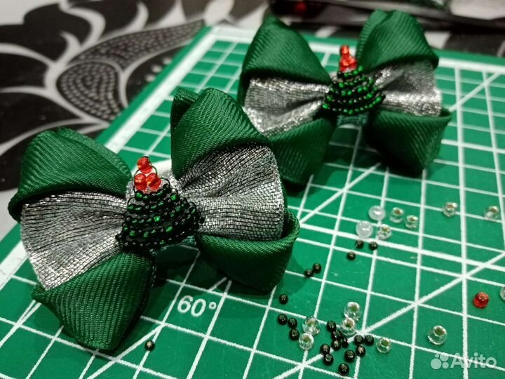 Зимние бантики под заказ и в наличии
