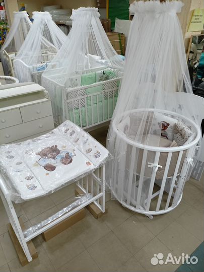 Детские кровати комод пеленальный новорожденных