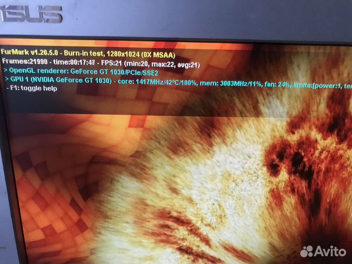 Asus GT1030 gddr5 2GB