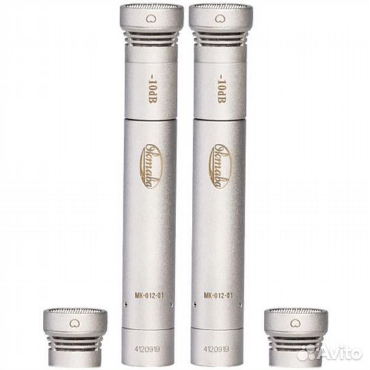 Стереопара микрофонов Октава мк-012-02 (никель, в