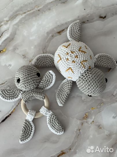 Вязаные игрушки черепаха