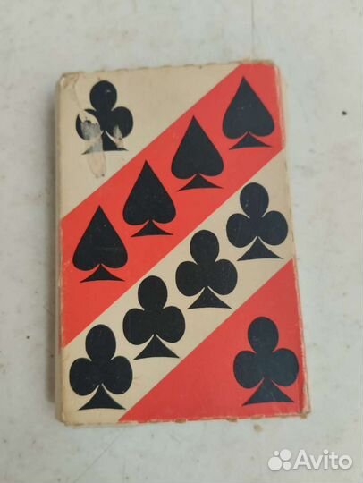 Советские игральные карты 1980 года