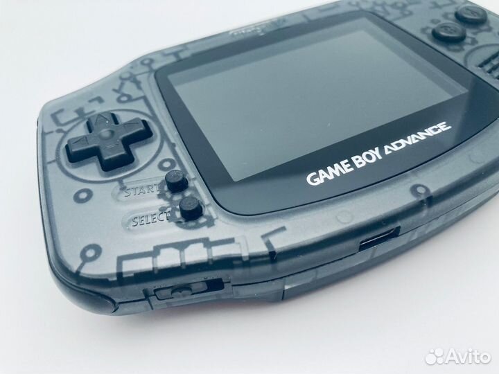 Game Boy Advance IPS «GunMetal»