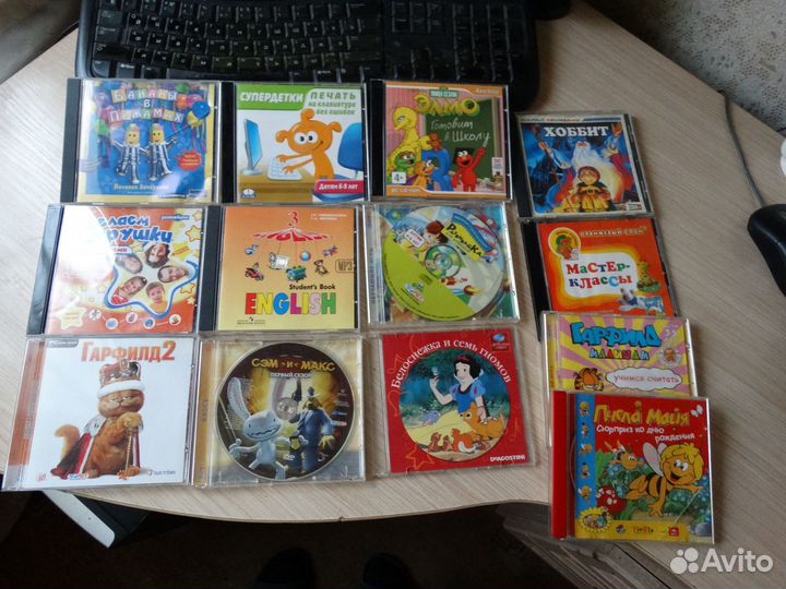 Игры,Развивайки,Английский малышам 12 шт Пакетом