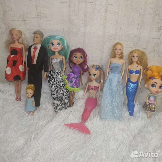 Куклы пакетом игрушки для девочек
