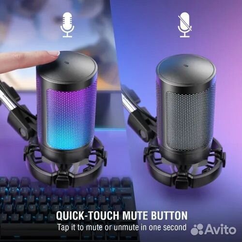 Микрофон универсальный Fifine A6T, черный