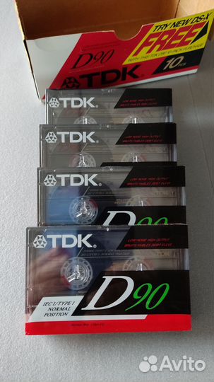 Аудиокассеты TDK D 90