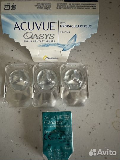 Линзы контактные acuvue oasys двухнедельные