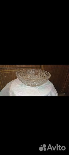 Салатник хрусталь СССР