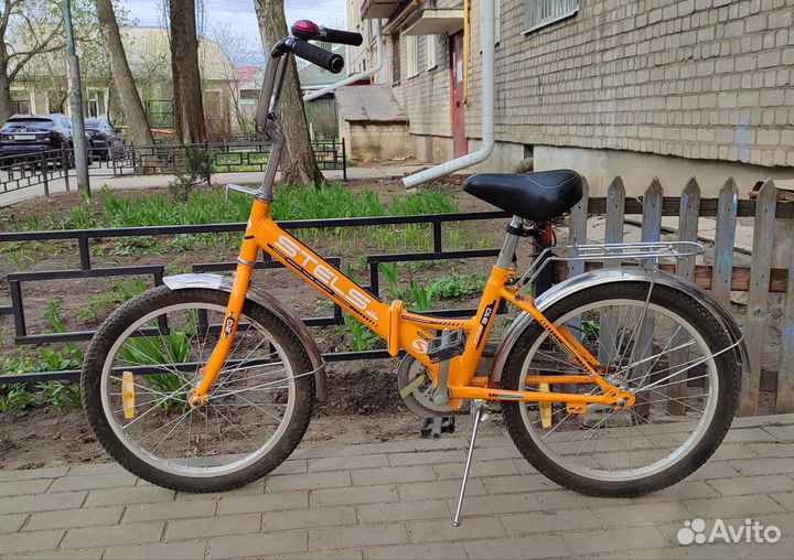 Детский складной велосипед стелс