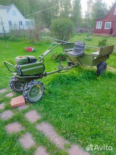 Мотоблок с прицепом
