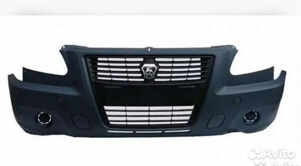 Бампер Газель Бизнес в сборе с решеткой