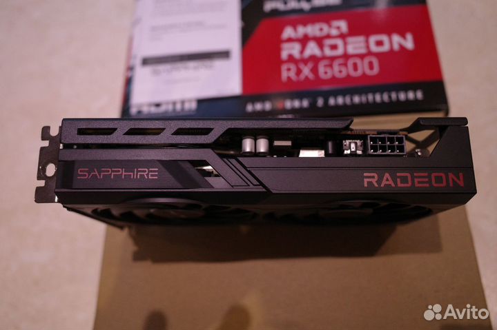 Видеокарта RX6600 Sapphire Pulse 8gb AMD Radeon