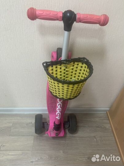 Самокат детский трехколесный бу
