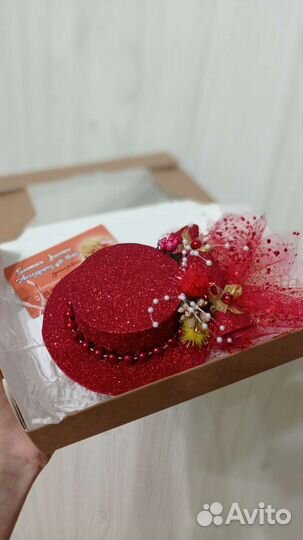 Шляпка к костюму конфетка