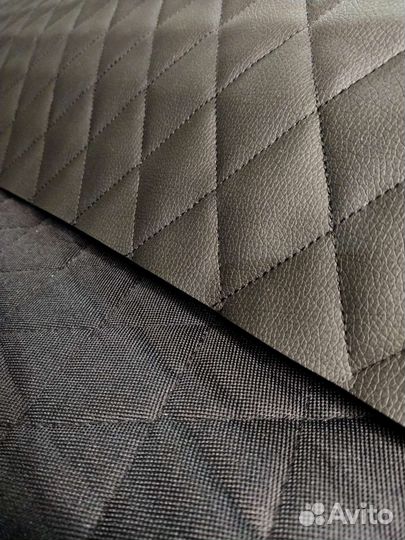 Стёганая экокожа для утеплителя радиатора