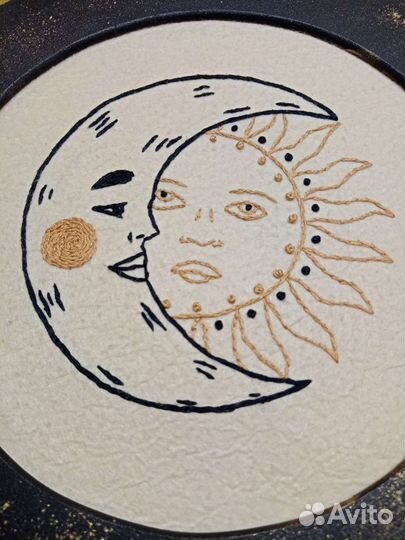 Вышивка гладью на фетре