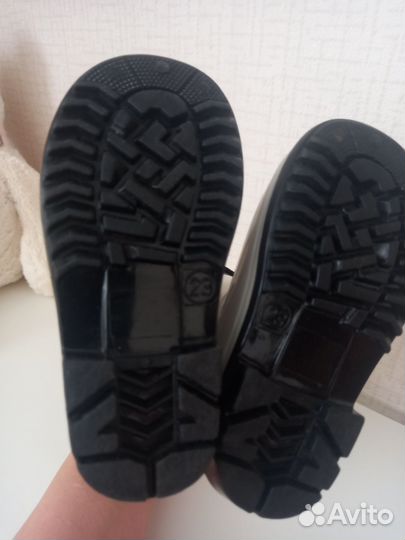 Детские резиновые сапоги 23 размер