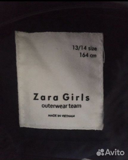 Zara куртка для девочки