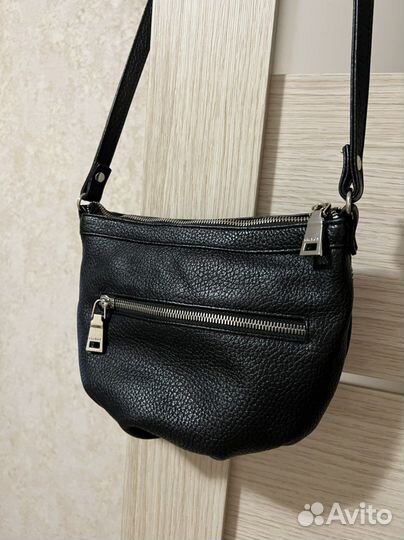 Сумка кросс-боди натуральная кожа