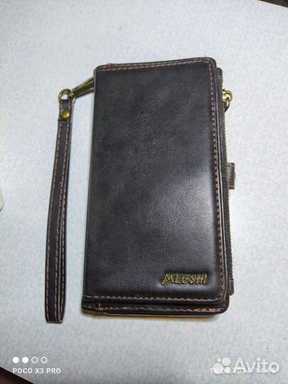 Чехол портмоне для poco x3 pro