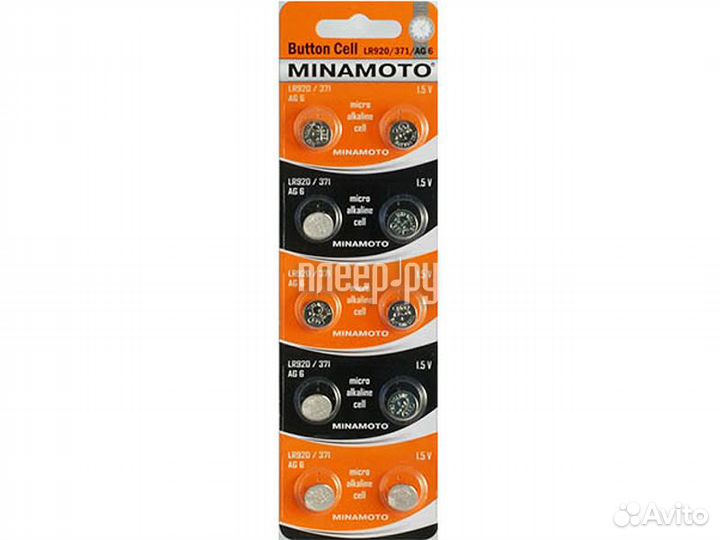 LR920 - Minamoto AG6 LR920/10BL 10 штук