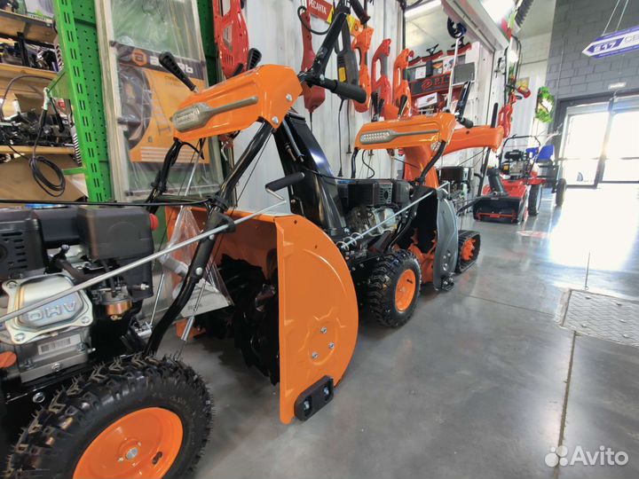 Снегоуборщик 7 л.с. Эл. стартер от акб, Led Фара