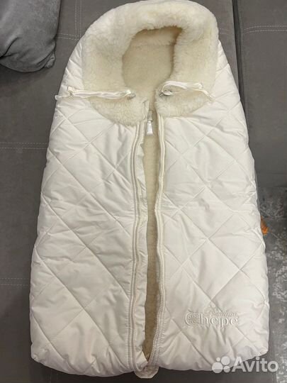 Конверт для новорожденного из овчины