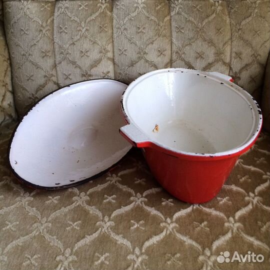 Казан чугунный / утятница СССР