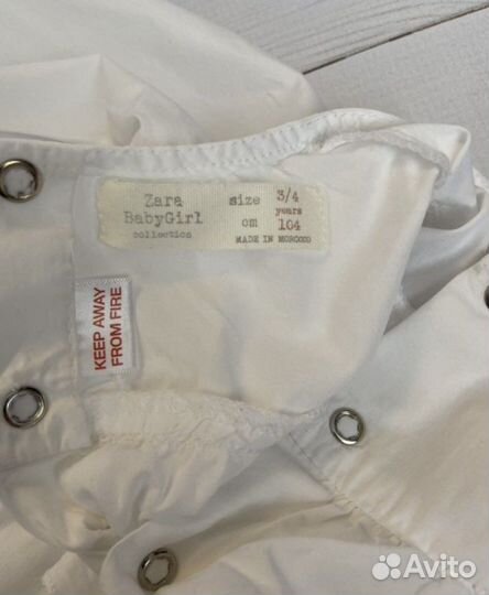 Рубашка блузка Zara 104