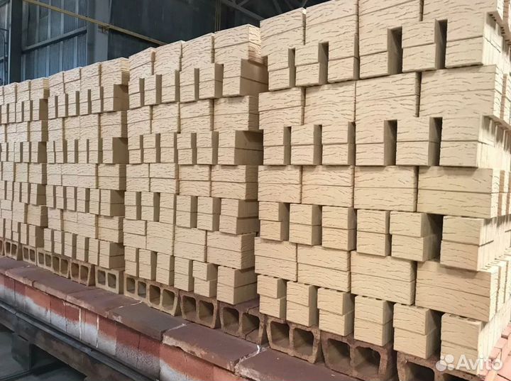 Кирпич облицовочный солома 250х120х88