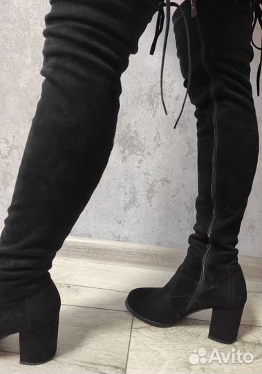 Сапоги ботфорты чулки